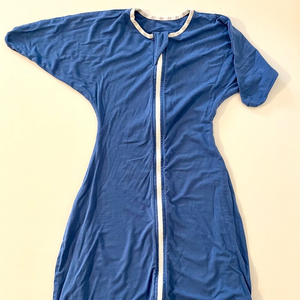 ZigJoy bamboo shark-fin transition swaddle Blue 1TOG